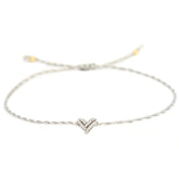 Anklet love Ibiza heart silver